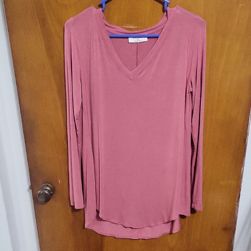 Womens Oversized Long sleeved Tunic Top Size Small By Zenana